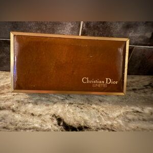 Dior Brown Case with Gold Trim